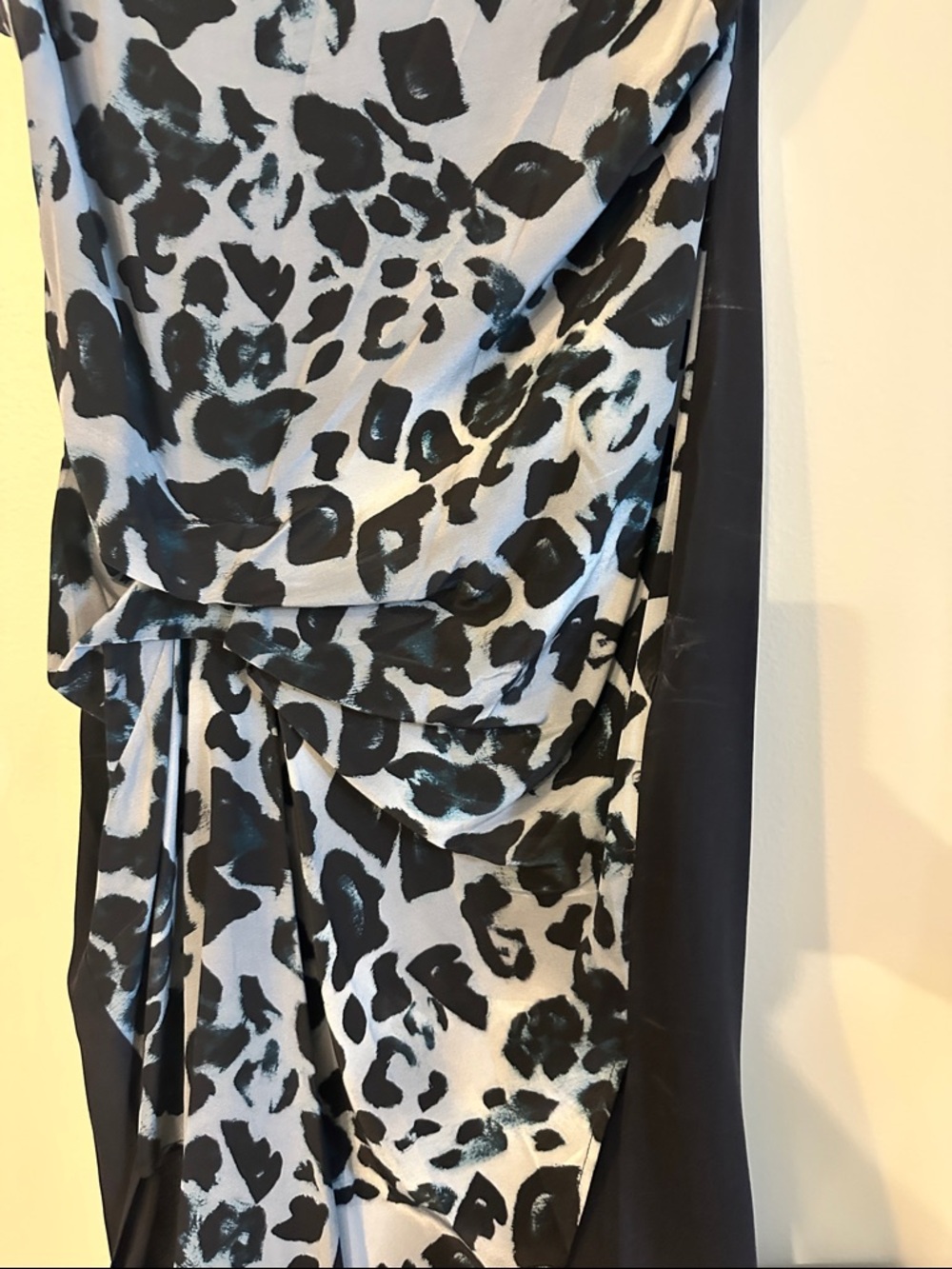 AllSaints Black & Gray Animal Print Dress - Picture 11 of 11